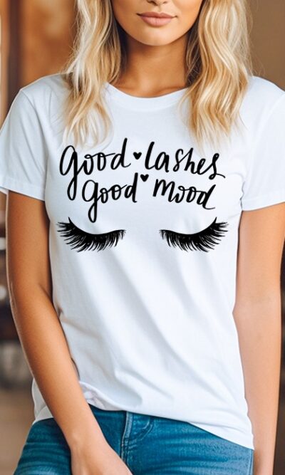 Majica good lashes good mood - Image 1