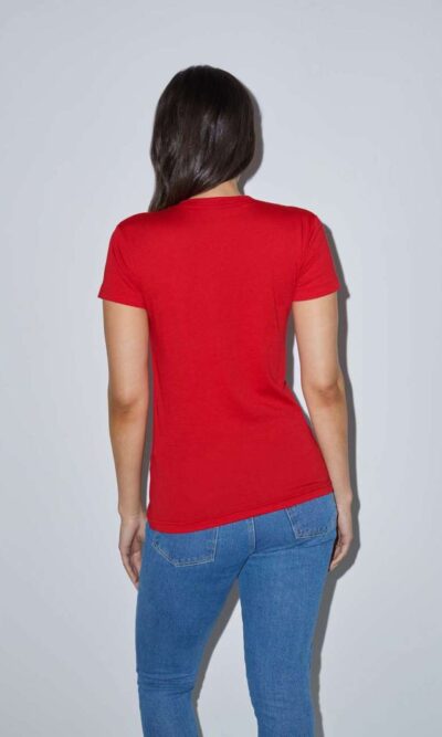 WOMEN'S POLY-COTTON SHORT SLEEVE T-SHIRT - Image 4