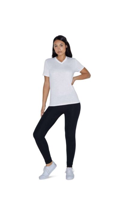 WOMEN'S SUBLIMATION CLASSIC SHORT SLEEVE V-NECK T-SHIRT - Image 7