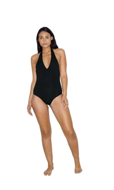 WOMEN'S COTTON SPANDEX HALTER BODYSUIT - Image 7