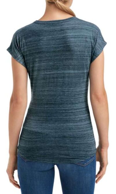 WOMEN'S TRI-BLEND V-NECK ID TEE - Image 4