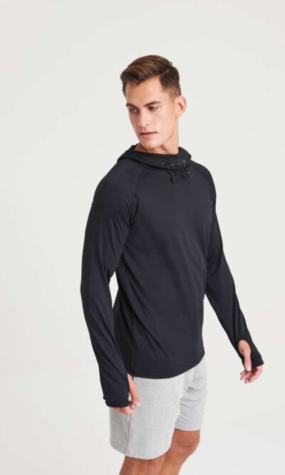 MENS COOL COWL NECK TOP - Image 4