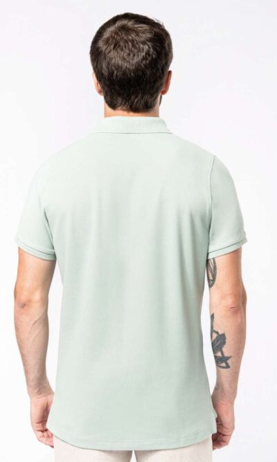 MEN'S ORGANIC PIQUÉ SHORT-SLEEVED POLO SHIRT - Image 3