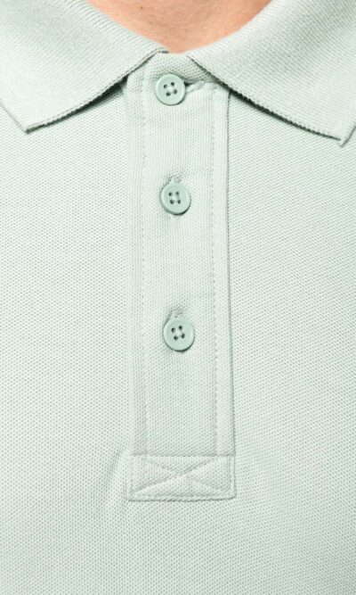 MEN'S ORGANIC PIQUÉ SHORT-SLEEVED POLO SHIRT - Image 4