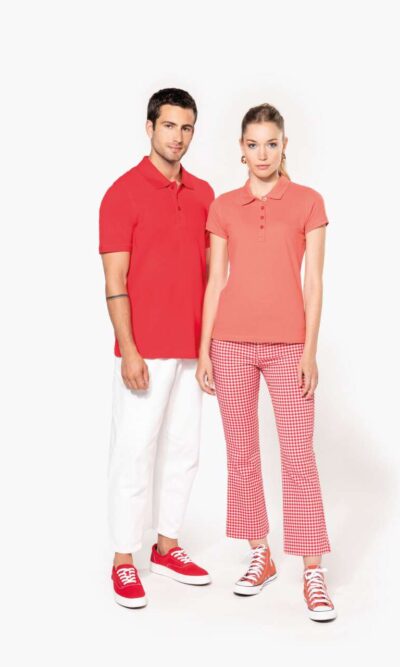 LADIES’ SHORT-SLEEVED PIQUÉ POLO SHIRT - Image 6