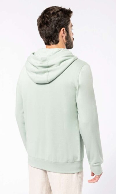 UNISEX ECO-FRIENDLY FRENCH TERRY ZIPPED HOODED SWEATSHIRT - Image 4