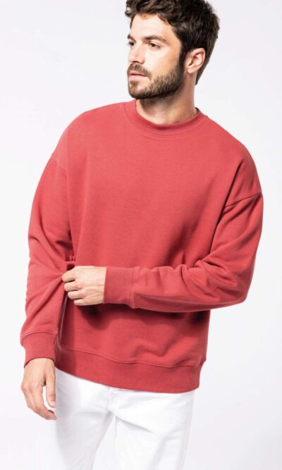 UNISEX OVERSIZED ECO-FRIENDLY CREW NECK SWEATSHIRT - Image 3