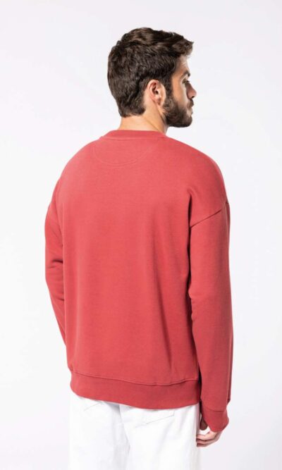 UNISEX OVERSIZED ECO-FRIENDLY CREW NECK SWEATSHIRT - Image 4