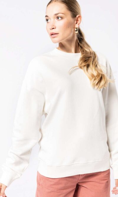 UNISEX OVERSIZED ECO-FRIENDLY CREW NECK SWEATSHIRT - Image 5