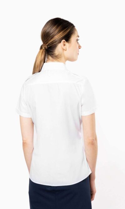 LADIES’ SHORT-SLEEVED PILOT SHIRT - Image 7