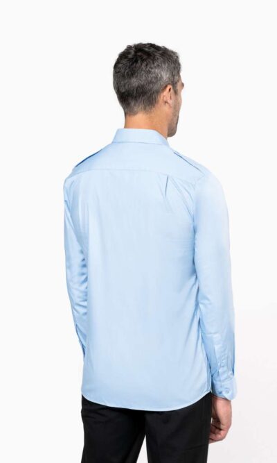 MEN'S LONG-SLEEVED PILOT SHIRT - Image 3