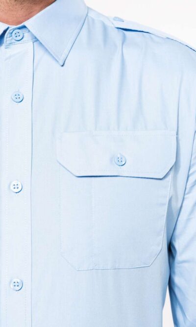 MEN'S LONG-SLEEVED PILOT SHIRT - Image 7