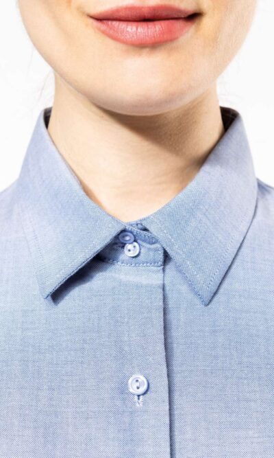 LADIES' LONG-SLEEVED OXFORD SHIRT - Image 8