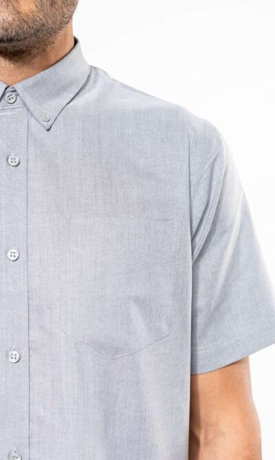 MEN'S SHORT-SLEEVED OXFORD SHIRT - Image 7