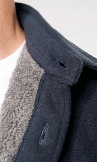 SHERPA-LINED FLEECE OVERSHIRT - Image 6