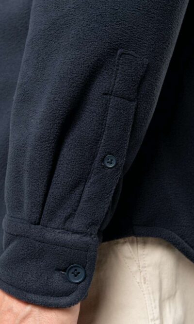 SHERPA-LINED FLEECE OVERSHIRT - Image 8