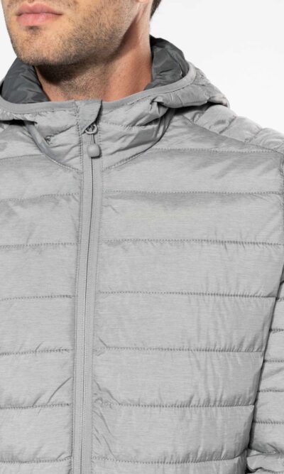 MEN'S LIGHTWEIGHT HOODED PADDED JACKET - Image 3