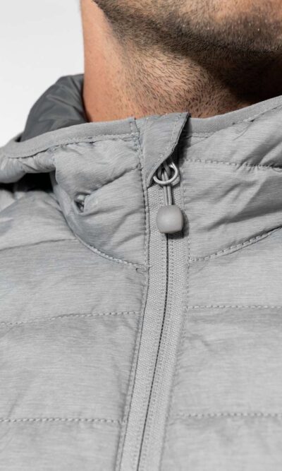 MEN'S LIGHTWEIGHT HOODED PADDED JACKET - Image 4