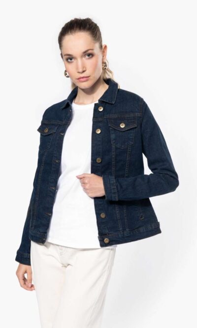 LADIES' UNLINED DENIM JACKET - Image 3