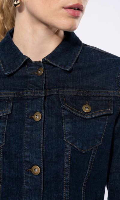 LADIES' UNLINED DENIM JACKET - Image 4