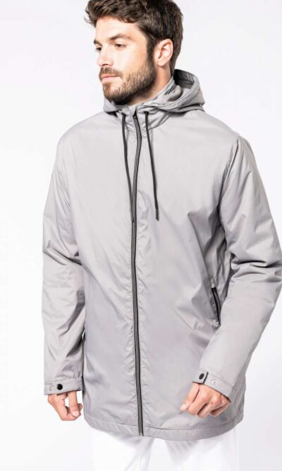 UNISEX HOODED JACKET WITH MICRO-POLARFLEECE LINING - Image 9