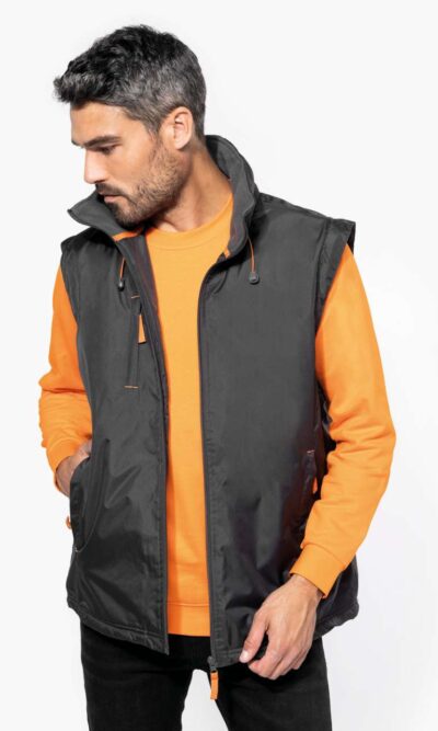 SCORE - DETACHABLE-SLEEVED BLOUSON JACKET - Image 7