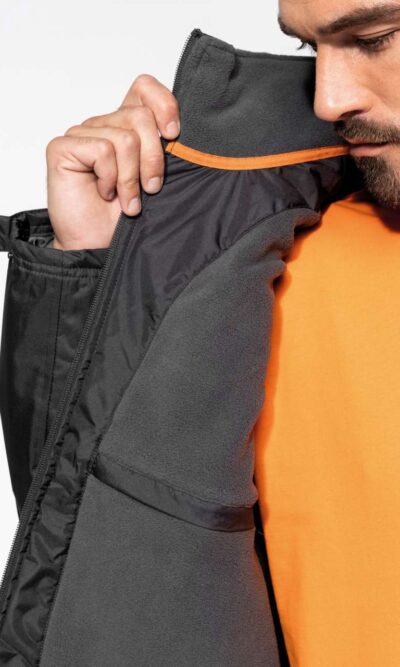 SCORE - DETACHABLE-SLEEVED BLOUSON JACKET - Image 9