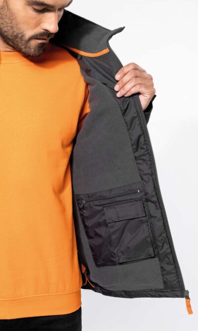 SCORE - DETACHABLE-SLEEVED BLOUSON JACKET - Image 10