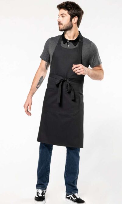 COTTON APRON HIGH-TEMPERATURE WASHABLE - Image 2