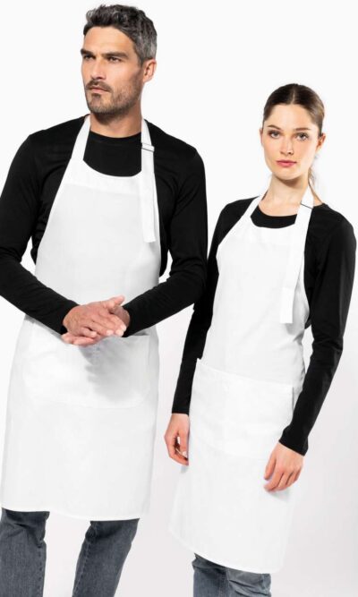 POLYCOTTON APRON HIGH-TEMPERATURE WASHABLE - Image 4