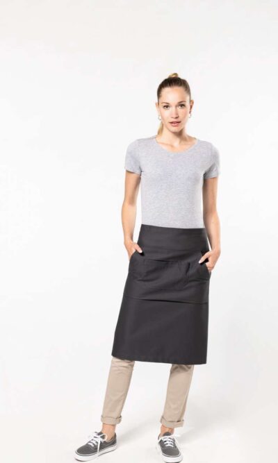 COTTON LONG APRON - Image 4