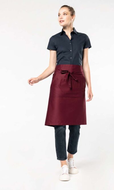 POLYCOTTON LONG APRON - Image 3