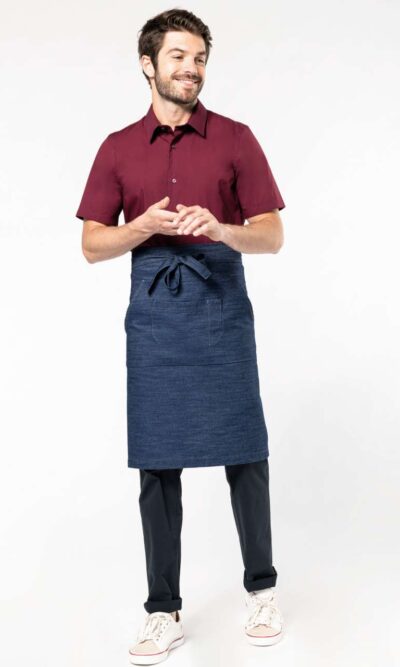 POLYCOTTON LONG APRON - Image 4