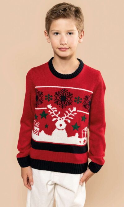 KIDS’ CREW NECK CHRISTMAS JUMPER - Image 3