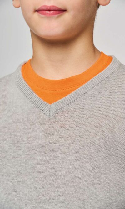 KIDS' V-NECK JUMPER - Image 3