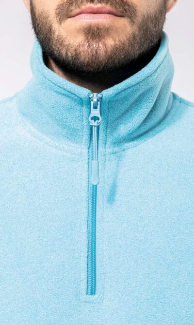 ENZO - ZIP NECK MICROFLEECE JACKET - Image 5