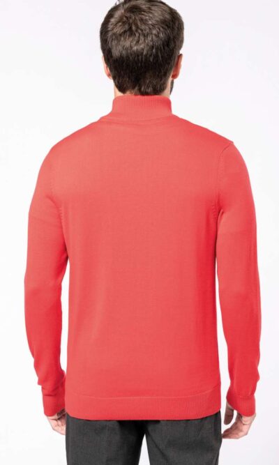 MEN'S ZIP NECK JUMPER - Image 2