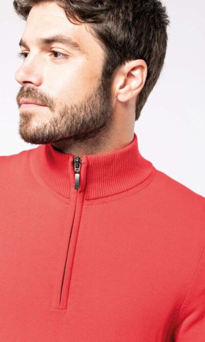 MEN'S ZIP NECK JUMPER - Image 3