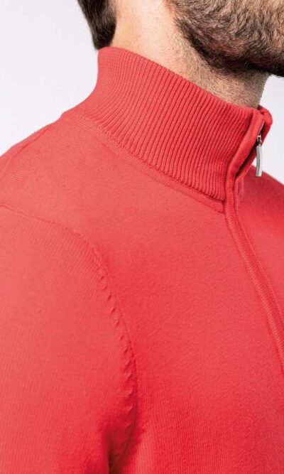 MEN'S ZIP NECK JUMPER - Image 4