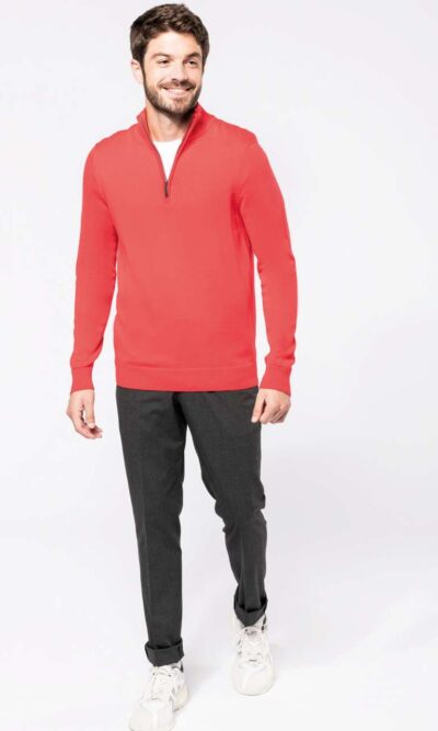 MEN'S ZIP NECK JUMPER - Image 6