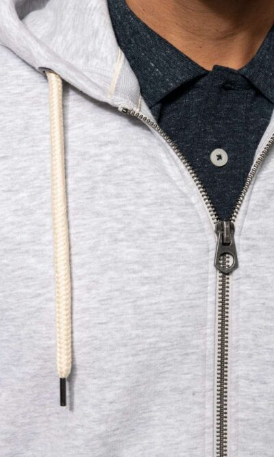 MEN’S VINTAGE ZIPPED HOODED SWEATSHIRT - Image 4