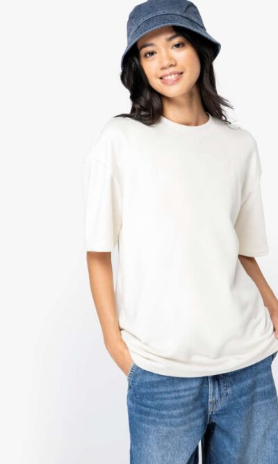 UNISEX ECO-FRIENDLY OVERSIZED FRENCH TERRY T-SHIRT - Image 7