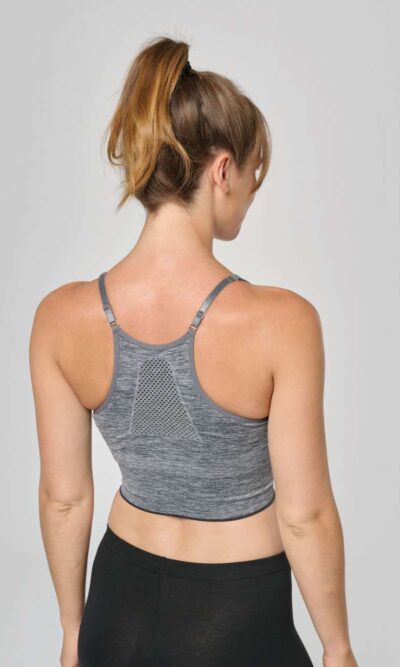 LADIES' SEAMLESS ADJUSTABLE SPORTS BRA - Image 3