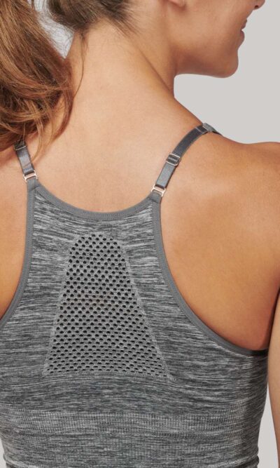 LADIES' SEAMLESS ADJUSTABLE SPORTS BRA - Image 4