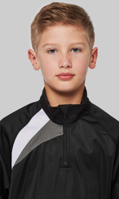 KIDS' ZIP NECK TRAINING TOP - Image 3