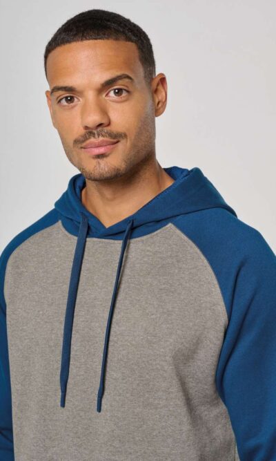 ADULT TWO-TONE HOODED SWEATSHIRT - Image 5