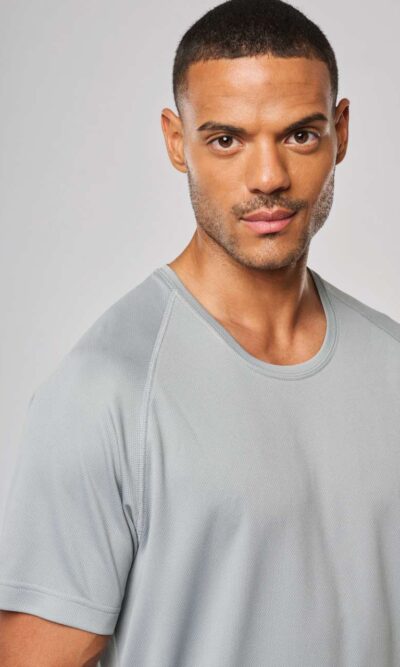 MEN'S RECYCLED ROUND NECK SPORTS T-SHIRT - Image 3