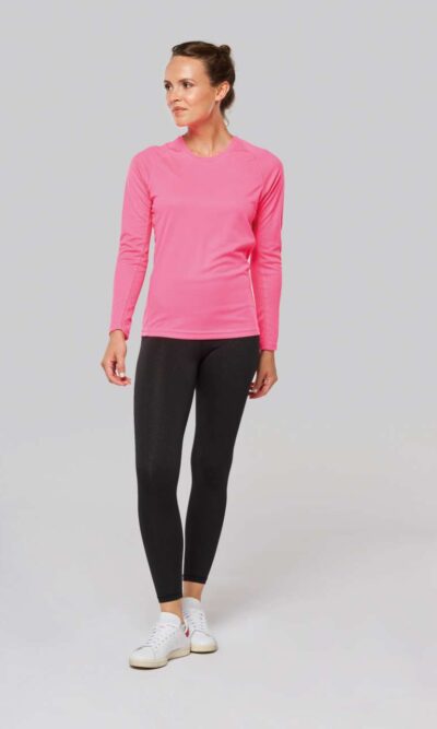 LADIES' LONG-SLEEVED SPORTS T-SHIRT - Image 4