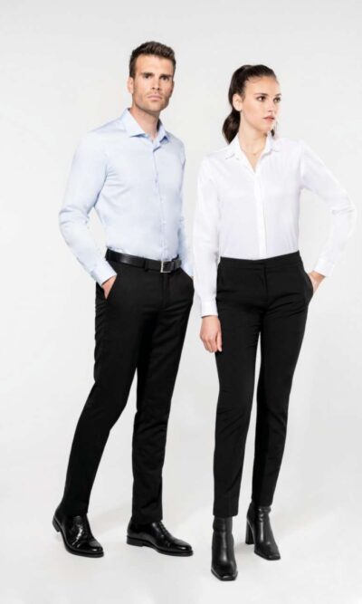 LADIES' LONG-SLEEVED TWILL SHIRT - Image 3