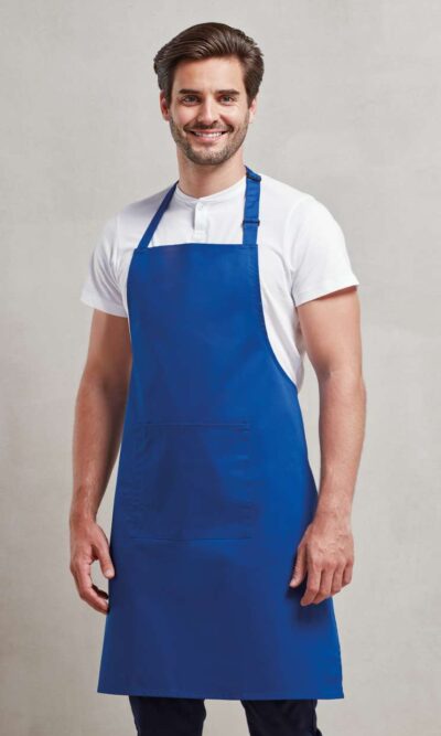 ‘COLOURS COLLECTION’ BIB APRON WITH POCKET - Image 3